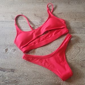Red bikini